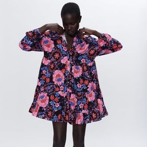Zara floral dresses xs